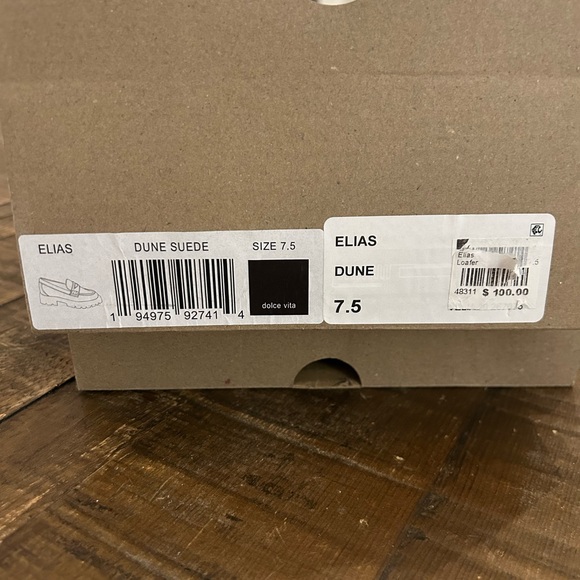 Dolce Vita women’s size 7.5  Cream Loafers - Picture 9 of 11